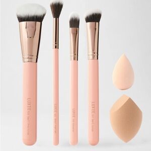 LUXIE Radiant Brush Set- Rose Gold Collection